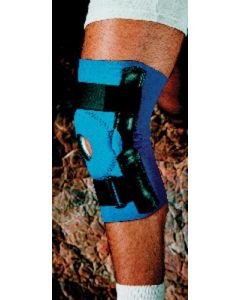Neoprene Open Patella Hinged Knee Brace Lg 15 -17  Sportaid